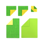 Preview: Probierset Microfaser Limette
