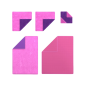 Preview: Probierset Microfaser Pink