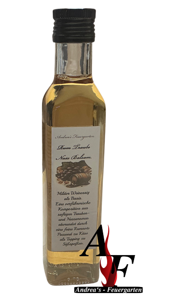 Rum Traube Nuss Balsam Essig