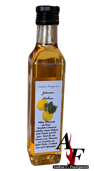 Zitronen Balsam Essig