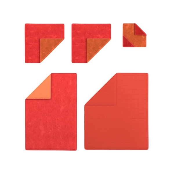 Probierset Microfaser Rot