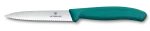 Swiss Classic Gemüsemesser wellenschliff grün