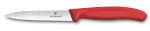 Swiss Classic Gemüsemesser wellenschliff rot