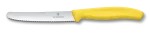Swiss Classic Tomaten- und Tafelmesser Wellenschliff gelb
