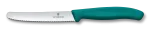 Swiss Classic Tomaten- und Tafelmesser Wellenschliff grün